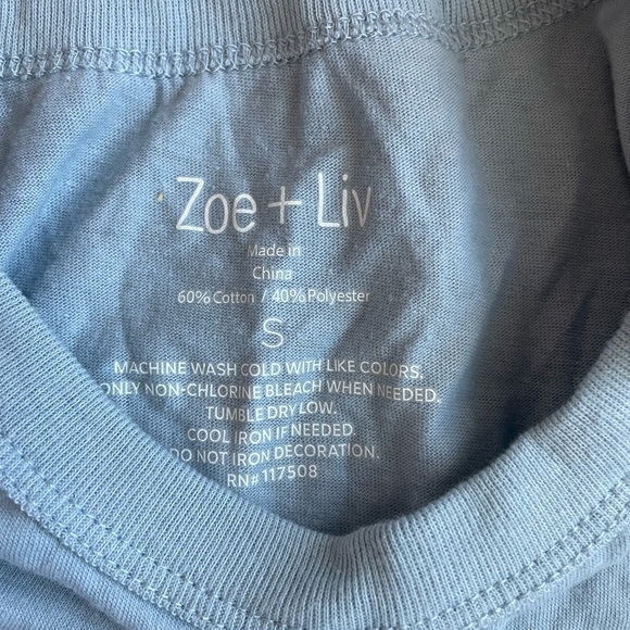 Zoe + Liv Plant Lovers Tee, Small, NWT - Picture 3 of 4